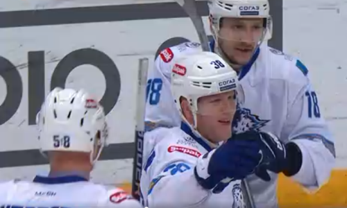 Видео шайб матча КХЛ «Спартак» — «Барыс» 2:3