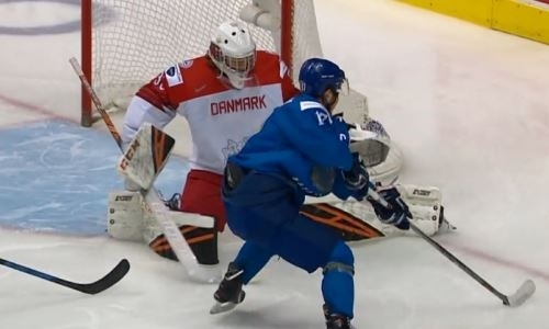 Видеообзор решающего матча МЧМ-2019 с четырьмя шайбами Казахстана в ворота Дании