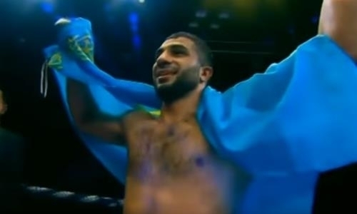 Казахстанский тяжеловес показал мотивационное видео с тяжелым нокаутом