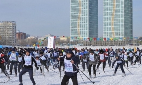 День снега отметят в Астане лыжными гонками