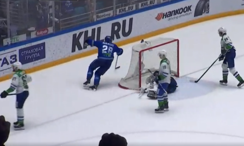 Видеообзор матча КХЛ «Барыс» — «Салават Юлаев» 1:0 ОТ