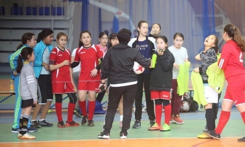 При футбольном центре «Астаны» начала функционировать группа девочек