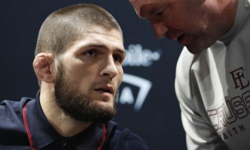 «Не твори херню!». Нурмагомедов резко обратился к президенту UFC после победы на «нефартовой» арене Головкина