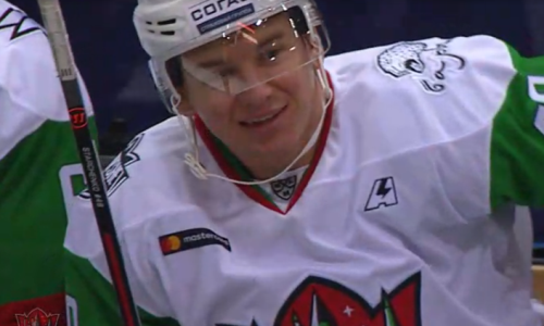 Видео шайбы хоккеиста «Барыса» на Матче Звезд КХЛ-2019