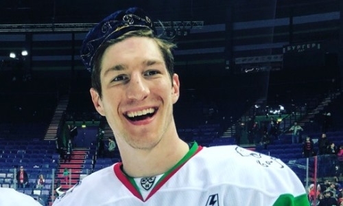 Защитник «Барыса» оценил свой дубль в Матче звезд КХЛ и сделал обещание на следующий год