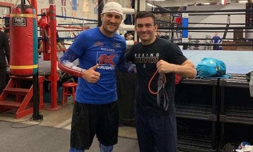 Казахстанский нокаутер потренировался с Ковалевым