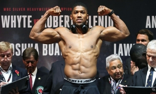 Названы дата и соперник по дебютному бою Джошуа в США в весе Дычко