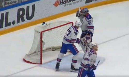 Видеообзор матча КХЛ «Барыс» — СКА 2:3
