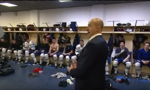 Видео из раздевалки «Барыса» после победы в матче КХЛ над «Спартаком»