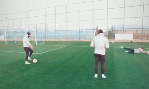 Видео тренировки вратарей «Тобола» в Турции