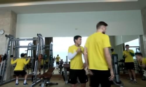 Видео тренировки «Тобола» от лица Турысбека