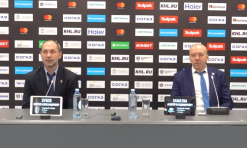 Видео послематчевой пресс-конференции игры КХЛ «Барыс» — «Сочи» 3:2 Б