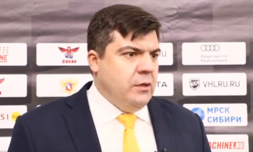 Видео послематчевой пресс-конференции игры ВХЛ «Сокол» — «Сарыарка» 1:2 Б