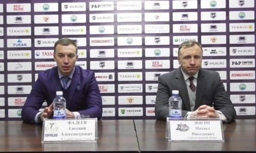 Видео послематчевой пресс-конференции игры ВХЛ «Торпедо» — «Рубин» 2:3 ОТ