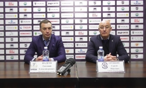 Видео послематчевой пресс-конференции игры ВХЛ «Торпедо» — «Динамо» 2:3 Б