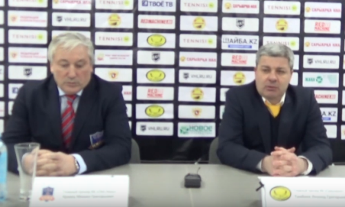 Видео послематчевой пресс-конференции игры ВХЛ «Сарыарка» — «СКА-Нева» 2:1