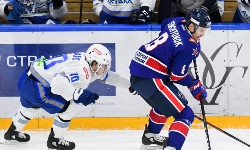 Фоторепортаж с матча КХЛ СКА — «Барыс» 3:2 Б