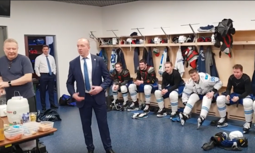 Видео из раздевалки, или Как «Барыс» радовался победе над лидером конференции КХЛ