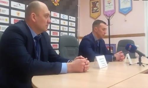 Видео послематчевой пресс-конференции игры ВХЛ «Рязань» — «Торпедо» 2:3 ОТ