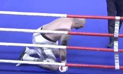 Видео мощного нокаута двухметрового боснийца казахстанским супертяжем