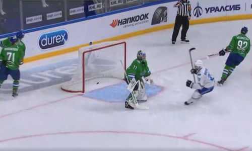 Видеообзор матча КХЛ «Салават Юлаев» — «Барыс» 2:3 ОТ