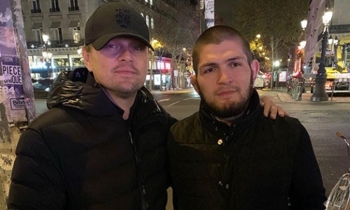 Нурмагомедов чуть не побил Ди Каприо после боя с Макгрегором на «нефартовой» арене Головкина