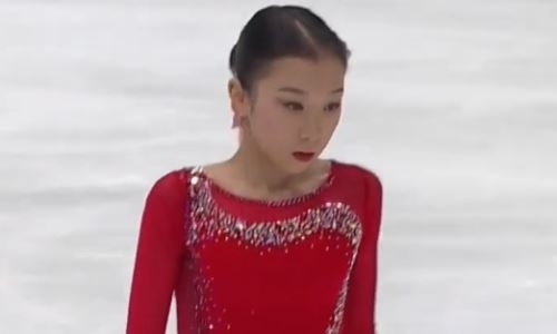 Видео «серебряной» произвольной программы Турсынбаевой на «Турнире четырех континентов»