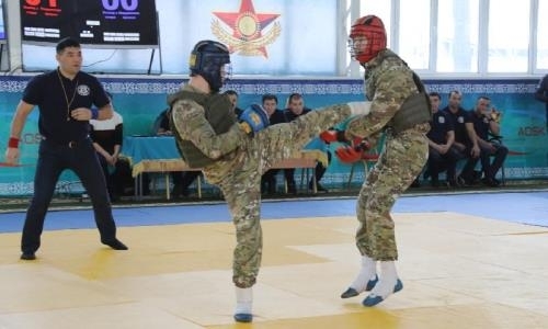 Определились победители чемпионата по армейскому рукопашному бою Вооруженных Сил РК