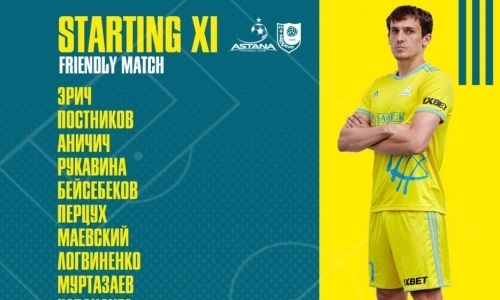 «Астана» объявила состав на товарищеский матч с «Сараево»