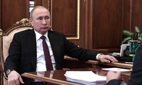 Владимир Путин поддержал «Сибирь» перед матчем с «Барысом»