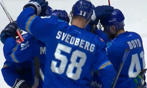 Видео шайб матча КХЛ «Барыс» — «Куньлунь РС» 3:1