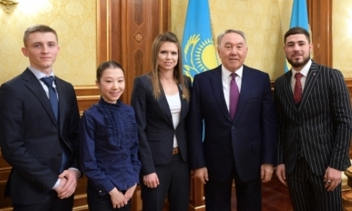 Ахмедов и Галышева и Турсынбаева встретились с Президентом РК