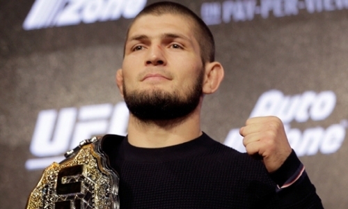 «Пойду к нему в дом и возьму пояс!». Нурмагомедову бросили вызов после его победы на «нефартовой» арене Головкина