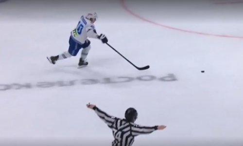 Шайба Петерссона в матче «Салават Юлаев» — «Барыс» вошла в ТОП-10 лучших голов двух недель КХЛ