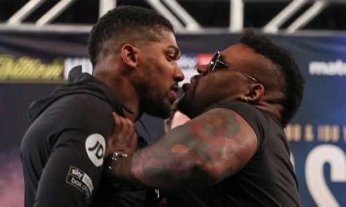 Джошуа подвергся нападению на дуэли взглядов перед первым боем в США в весе Дычко