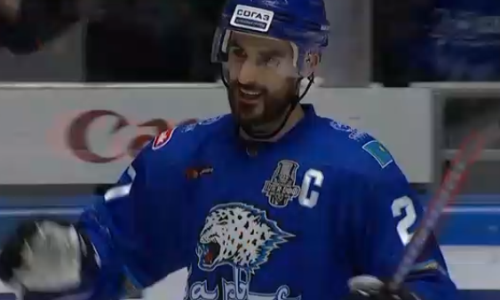 Видео второй шайбы капитана «Барыса» матча плей-офф Кубка Гагарина с «Торпедо»