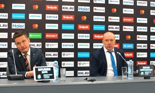 Видео послематчевой пресс-конференции игры КХЛ «Барыс» — «Йокерит» 8:2