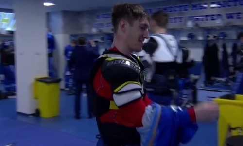 Видео из раздевалки «Барыса» после победы над «Йокеритом»