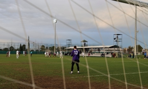 Фоторепортаж с товарищеского матча «Иртыш» — «Септември» 0:1