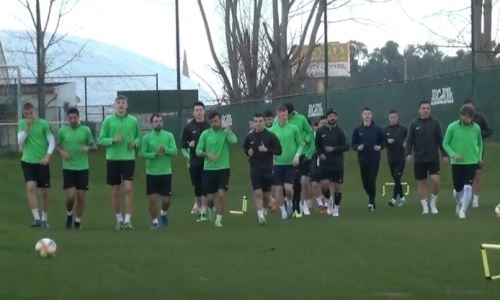 Видео с тренировки «Кызыл-Жара СК» на сборах в Турции