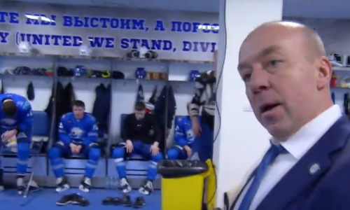 Видео из раздевалки «Барыса» после победы над «Куньлунь РС»