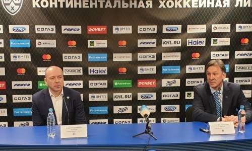 Видео послематчевой пресс-конференции игры КХЛ «Адмирал» — «Барыс» 2:1