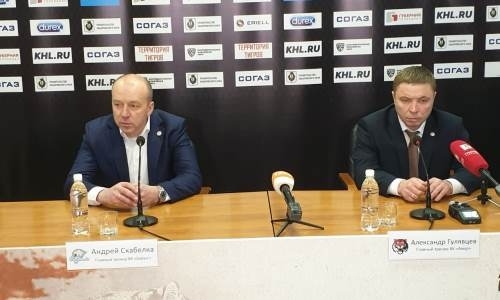 Видео послематчевой пресс-конференции игры КХЛ «Амур» — «Барыс» 2:0