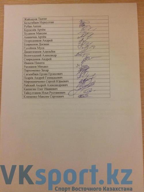 Николай Проскурин увольняет всех из «Алтая-Торпедо». Команда написала открытое письмо акиму ВКО