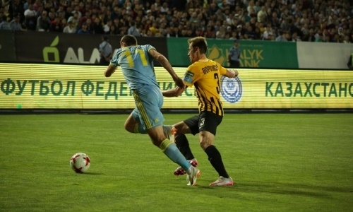 Завершился первый тайм матча за Суперкубок Казахстана-2019 «Астана» — «Кайрат»