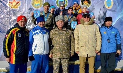 Чемпионат Вооруженных Сил Казахстана по лыжным гонкам завершился в Щучинске