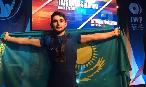 Казахстанец с мировым рекордом выиграл юношеский чемпионат мира по тяжелой атлетике в США