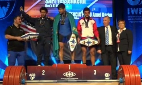 Третье «золото» выиграли казахстанские штангисты на юношеском чемпионате мира в Лас-Вегасе