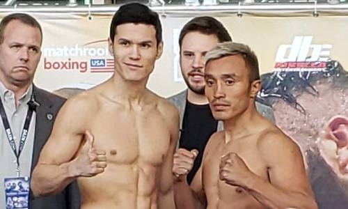 Непобежденный казахстанский боксер поделился фотографией со взвешивания