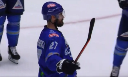 Видео шайбы Боченски в матче полуфинала плей-офф КХЛ «Барыс» — «Авангард»